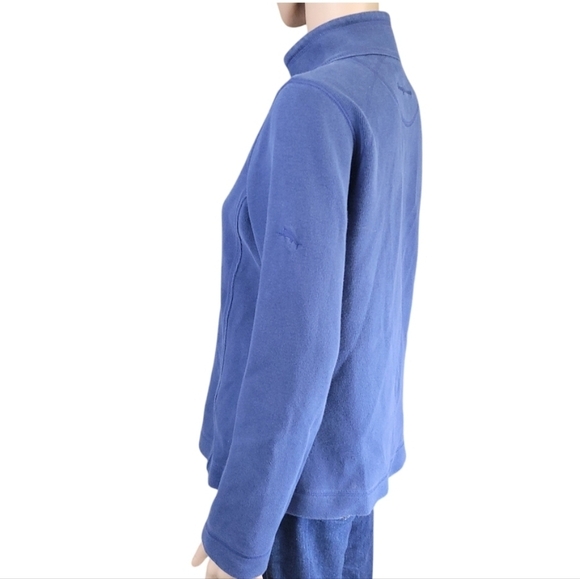 Tommy Bahama Womens Michigan Wolverine UofM 3/4 Zip Sweater Jacket Size M - Picture 8 of 17